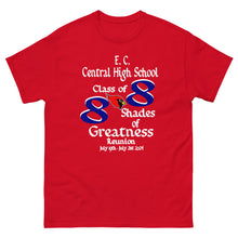 E. C. Central Class of 88 Shades of Greatness Classic Tee  (Cardinal)