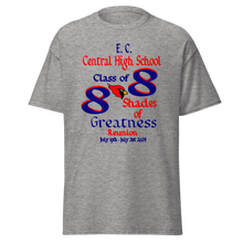 E. C. Central Class of 88 Shades of Greatness (Cardinal) Classic T-Shirt  B88/Mixed Lt.