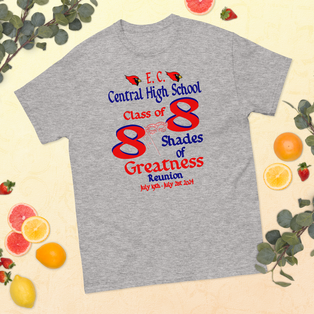 E. C. Central Class of 88 Shades of Greatness (Mask) Classic T-Shirt  R88/Mixed Lt.