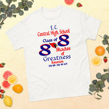 E. C. Central Class of 88 Shades of Greatness (Cardinal) Classic T-Shirt  B88/Mixed Lt.