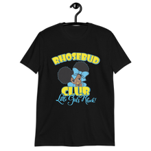 Rhosebud Club Little Girls Rock! 2 Afro Puffs Adult Short-Sleeve Unisex T-Shirt