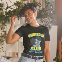 Rhosebud Club Little Girls Rock! 2 Afro Puffs Adult Short-Sleeve Unisex T-Shirt