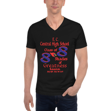 E. C. Central Class of 88 Shades of Greatness ( Cardinal) B88/RL Unisex Short Sleeve V-Neck T-Shirt