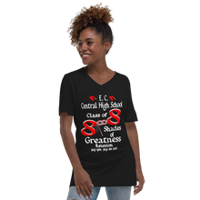 E. C. Central Class of 88 Shades of Greatness (Mask) R88/WL Unisex Short Sleeve V-Neck T-Shirt