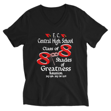 E. C. Central Class of 88 Shades of Greatness (Mask) R88/WL Unisex Short Sleeve V-Neck T-Shirt