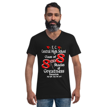 E. C. Central Class of 88 Shades of Greatness (Mask) R88/WL Unisex Short Sleeve V-Neck T-Shirt
