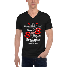 E. C. Central Class of 88 Shades of Greatness (Mask) R88/WL Unisex Short Sleeve V-Neck T-Shirt