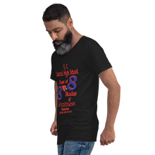 E. C. Central Class of 88 Shades of Greatness ( Cardinal) B88/RL Unisex Short Sleeve V-Neck T-Shirt