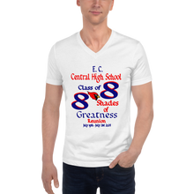 E. C. Central Class of 88 Shades of Greatness (Cardinal) B88/Mixed Lt. Unisex Short Sleeve V-Neck T-Shirt