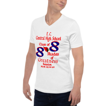 E. C. Central Class of 88 Shades of Greatness ( Cardinal) B88/RL Unisex Short Sleeve V-Neck T-Shirt