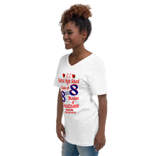 E. C. Central Class of 88 Shades of Greatness (Mask) B88/RL Unisex Short Sleeve V-Neck T-Shirt