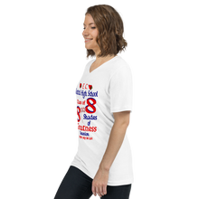 E. C. Central Class of 88 Shades of Greatness (Mask) R88/Mixed Lt. Unisex Short Sleeve V-Neck T-Shirt