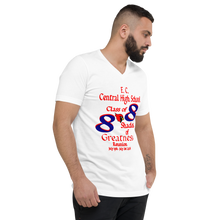 E. C. Central Class of 88 Shades of Greatness ( Cardinal) B88/RL Unisex Short Sleeve V-Neck T-Shirt