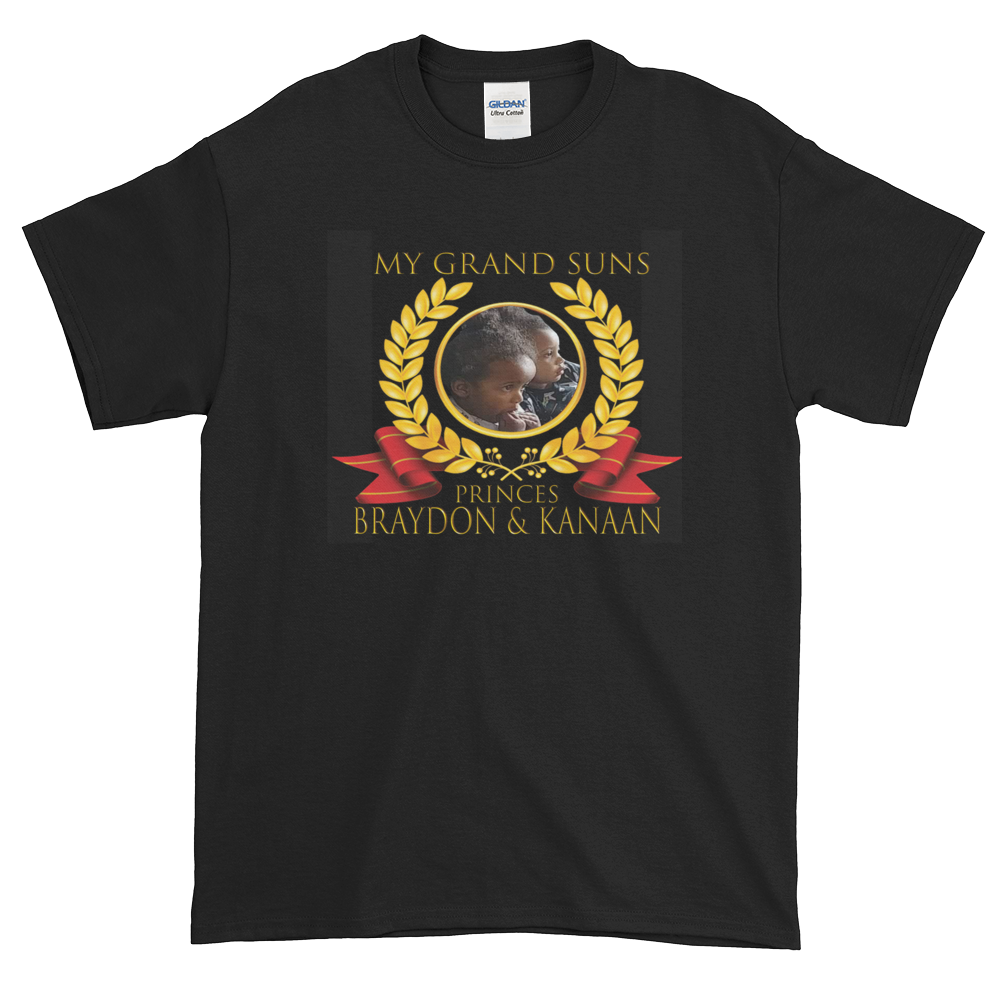 Bk Black Custom Short-Sleeve T-Shirt