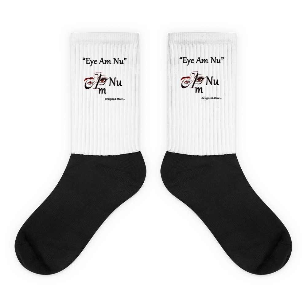 Eye Am Nu Logo Flat Socks