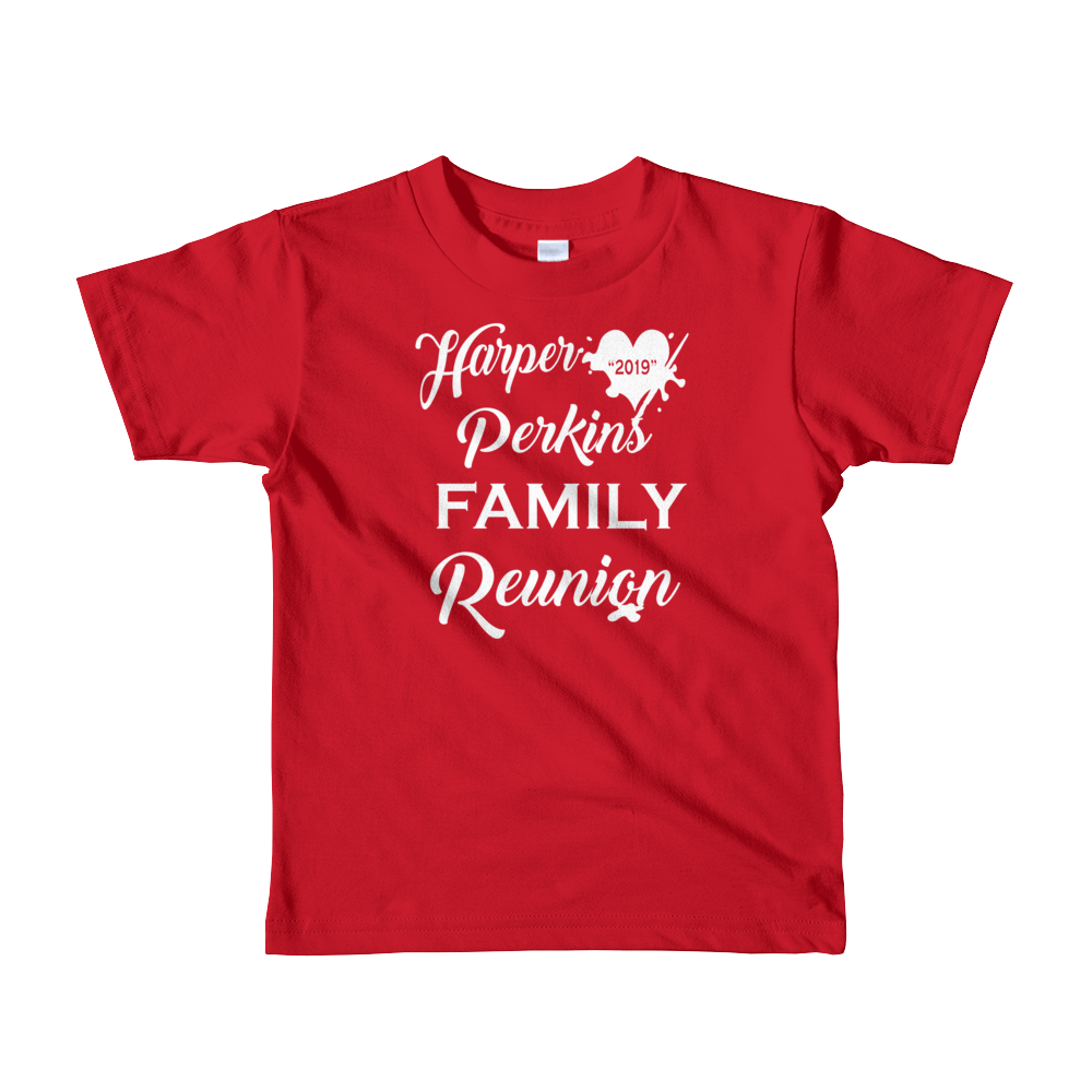 Harper -Perkins Family Reunion American Apparel 2105W Kids Fine Jersey Short Sleeve T-Shirt