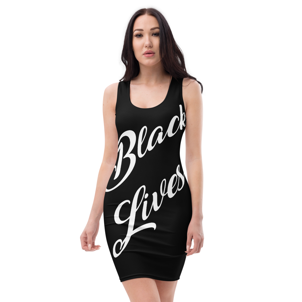 Black Lives Matter Fitted Dress