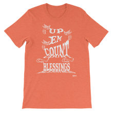 Blessings Count Em Up Unisex White Letters Short Sleeve T-shirt