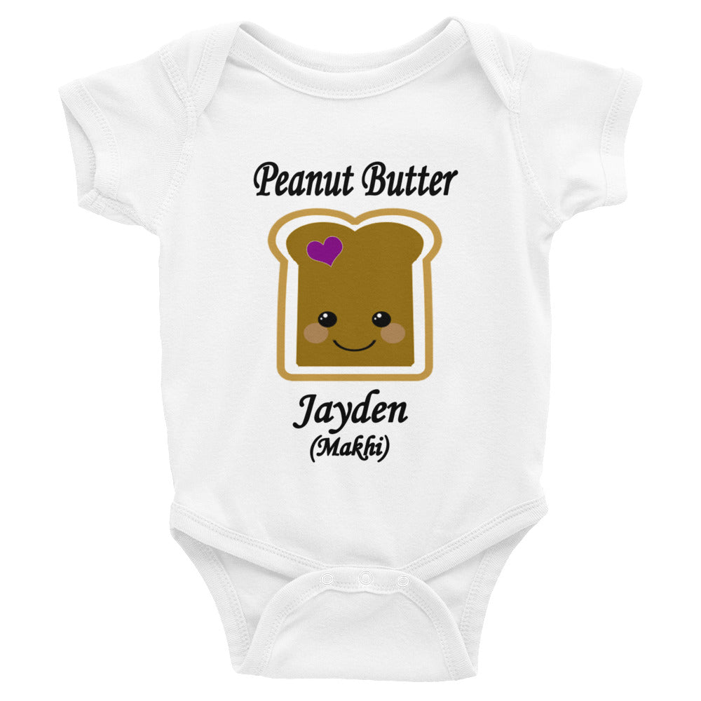 Peanut Butter - Jayden (Makhi) Infant Bodysuit