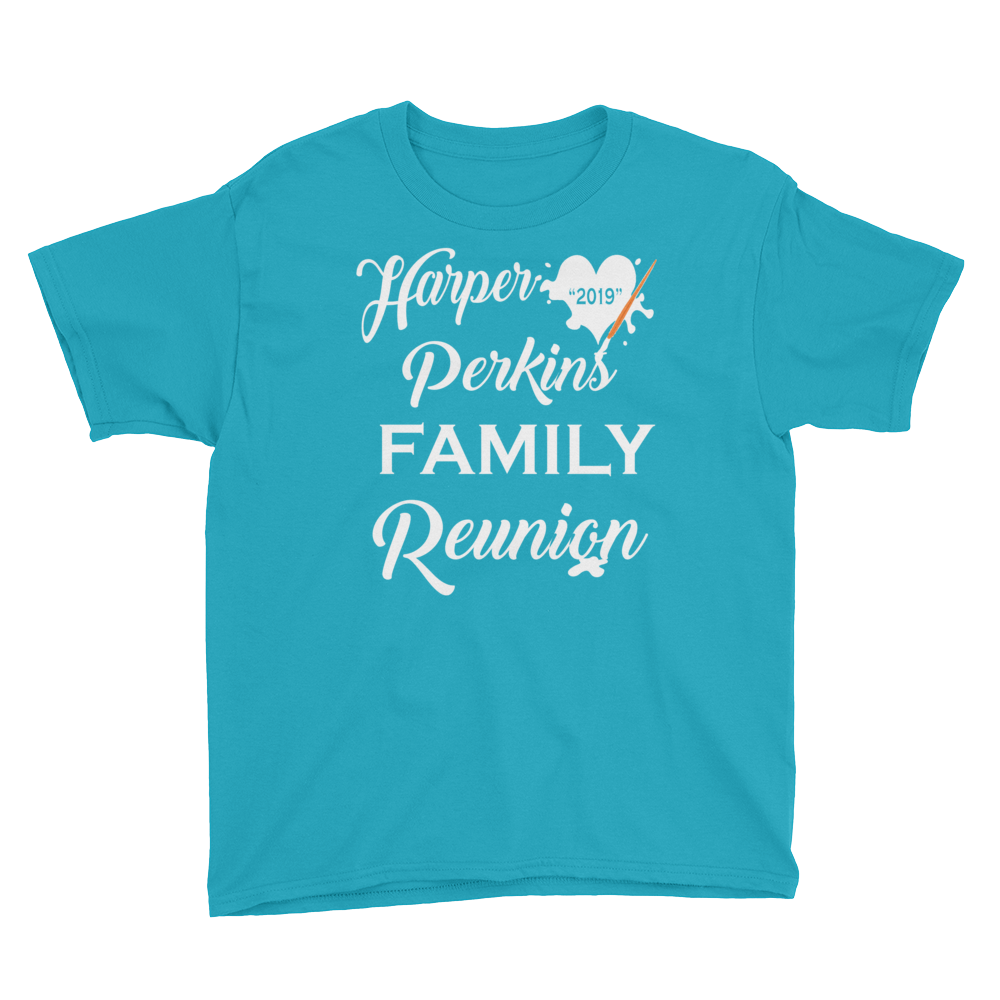 Harper Perkins Family Reunion Youth Short Sleeve T-Shirt