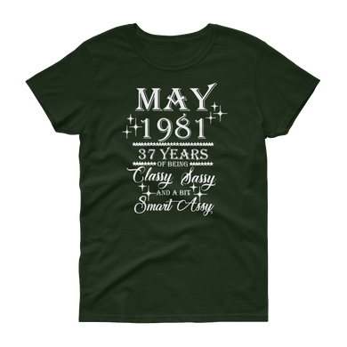 May 1981  - (White Lts) Women's short sleeve T-shirt