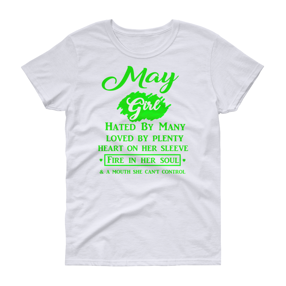 May Girl - Lime Green Women's short sleeve t-shirt
