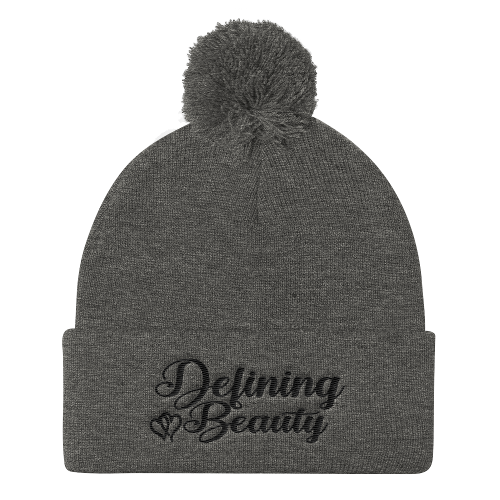 Defining Beauty Pom Pom Knit Cap