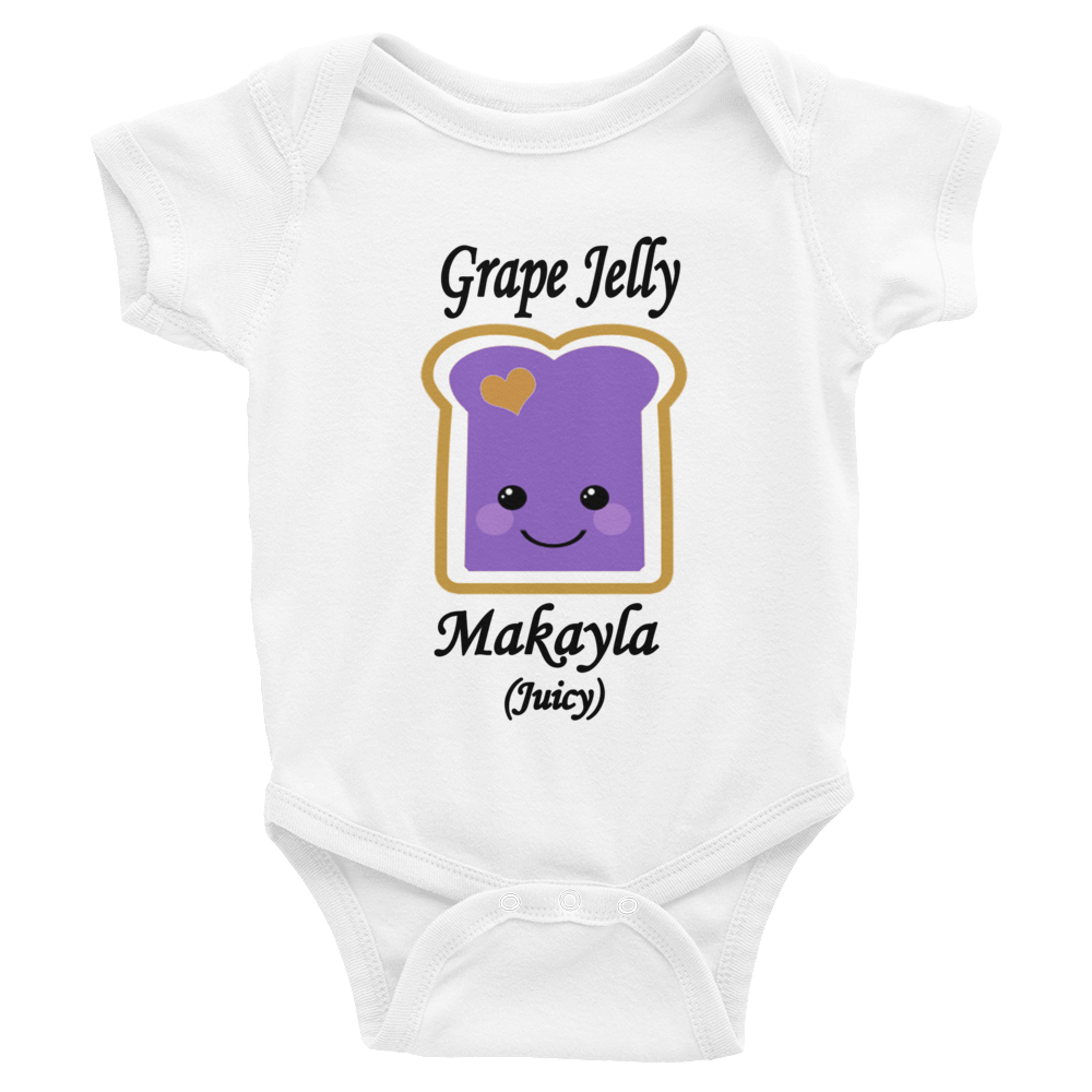 Grape Jelly - Makayla (Juicy) Infant Bodysuit