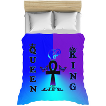 King & Queen Purple/Blue Passion Power Life Duvet Covers