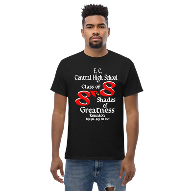E. C. Central Class of 88 Shades of Greatness Classic T-Shirt  (Cardinal) R88