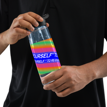 Dare Yourself To Be Nu... Pride  Challenge Yourself To Re-envision You Sports water bottle