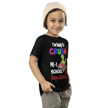 I'm Readu To Crush Pre- K School Toddler Short Sleeve Tee - Jayden