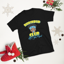Rhosebud Club Little Girls Rock! Afro Puff Adult Short-Sleeve Unisex T-Shirt