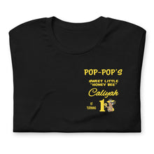 Caliyah's First Birthday- Pop-Pop's Sweet Little Honey Bee Unisex t-shirt