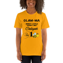 Caliyah First Bee Birthday Party Unisex t-shirt