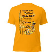 Caliyah's First Birthday- Glam-Ma's Sweet Little Honey Bee/HUHTB Unisex t-shirt