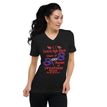 E. C. Central Class of 88 Shades of Greatness (Mask) R Unisex Short Sleeve V-Neck T-Shirt