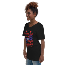 E. C. Central Class of 88 Shades of Greatness (Mask) B88/RL Unisex Short Sleeve V-Neck T-Shirt