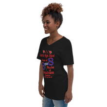 E. C. Central Class of 88 Shades of Greatness (Mask) B88 / RL Unisex Short Sleeve V-Neck T-Shirt