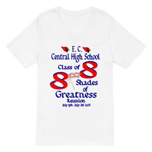 E. C. Central Class of 88 Shades of Greatness (Mask) B Unisex Short Sleeve V-Neck T-Shirt