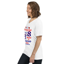 E. C. Central Class of 88 Shades of Greatness (Mask) B88 / Mixed  Unisex Short Sleeve V-Neck T-Shirt