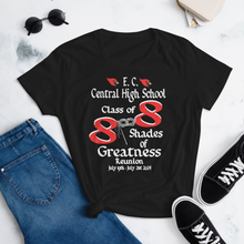 E C Central Class of 88 Shades of Greatness Women's fitted short sleeve T-Shirt (Mask) R88/WL