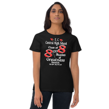 E C Central Class of 88 Shades of Greatness Women's fitted short sleeve T-Shirt (Mask) R88/WL