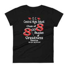 E C Central Class of 88 Shades of Greatness Women's fitted short sleeve T-Shirt (Mask) R88/WL