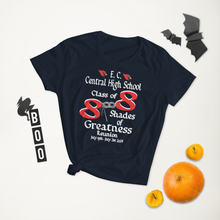 E C Central Class of 88 Shades of Greatness Women's fitted short sleeve T-Shirt (Mask) R88/WL