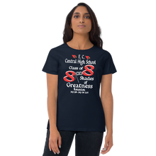 E C Central Class of 88 Shades of Greatness Women's fitted short sleeve T-Shirt (Mask) R88/WL
