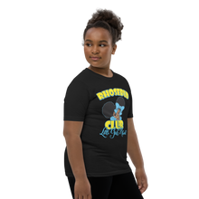 Rhosebud Club Little Girls Rock! 2 Afro Puffs Youth Short Sleeve T-Shirt