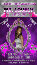 "Birthday" Flyer/Invitation Custom Design