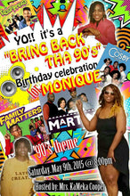 "Birthday" Flyer/Invitation Custom Design