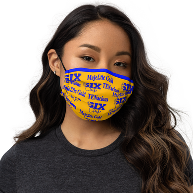TENacious MajeΣtic Gold 6Six Club Premium face mask